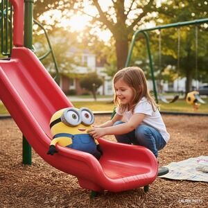 Minions Bob Talking Plush Toy  Despicable Me Character Denim Overalls EVGUC